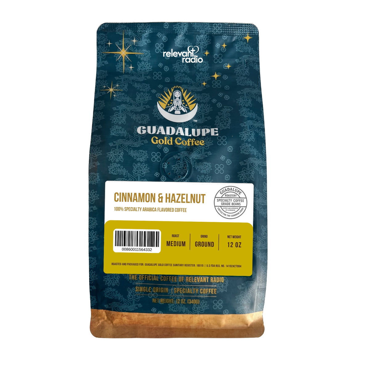 Guadalupe Gold - Cinnamon & Hazelnut Flavored Coffee