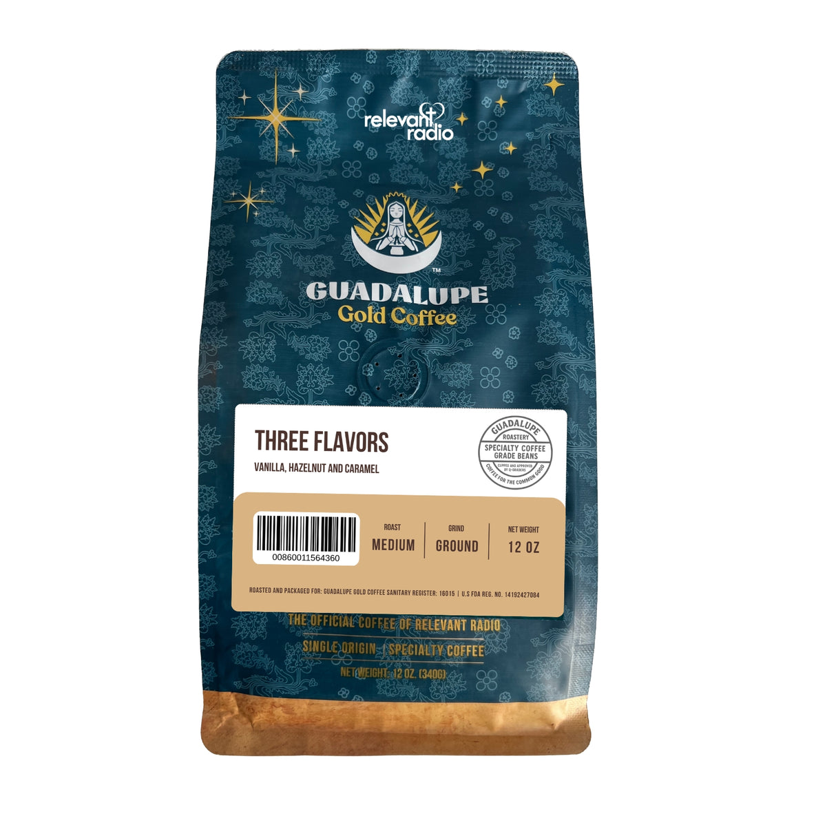 Guadalupe Gold – Vanilla, Hazelnut and Caramel Flavors