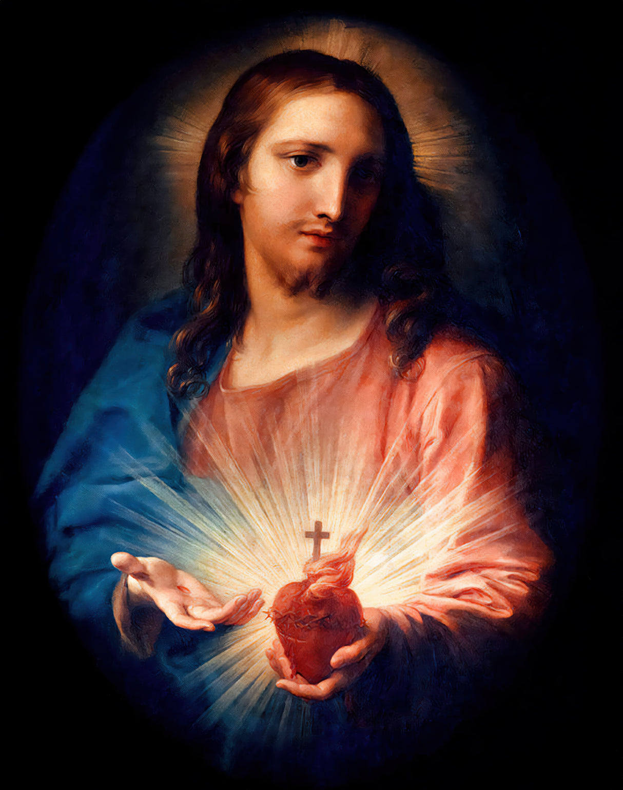 Sacred Heart of Jesus by Pompeo Batoni
