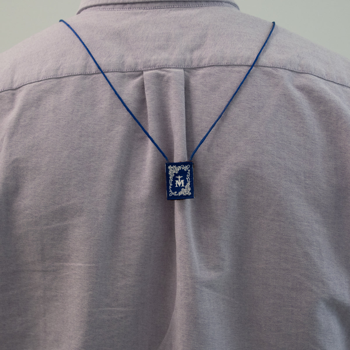 OLMC White Rose | Our Lady of Mt. Carmel Premium Brown Scapular