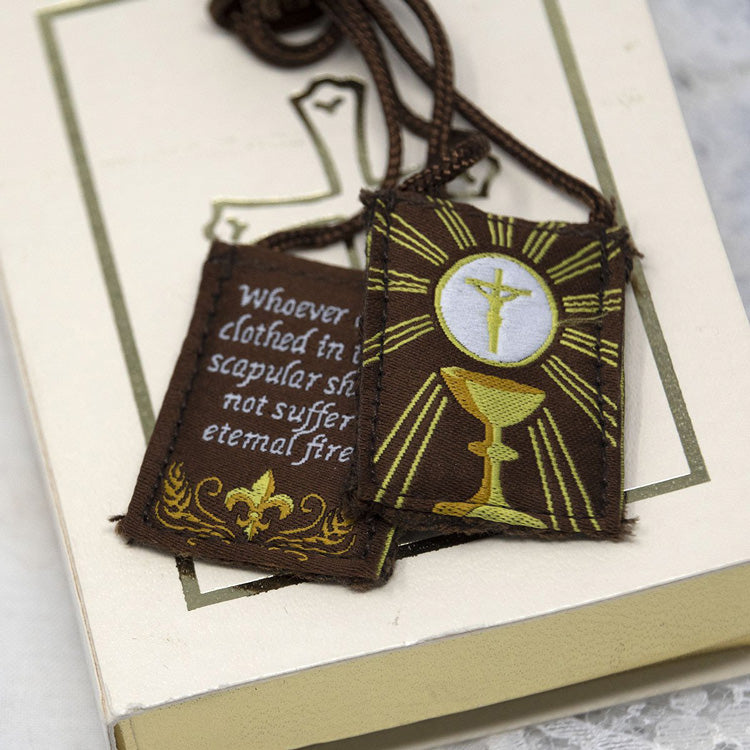 Eucharist | Premium Brown Scapular