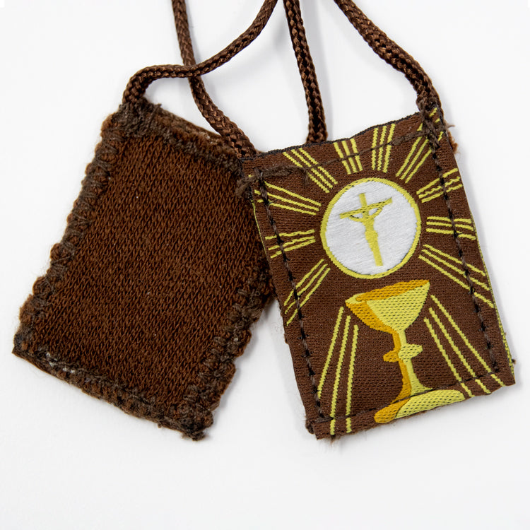 Eucharist | Premium Brown Scapular