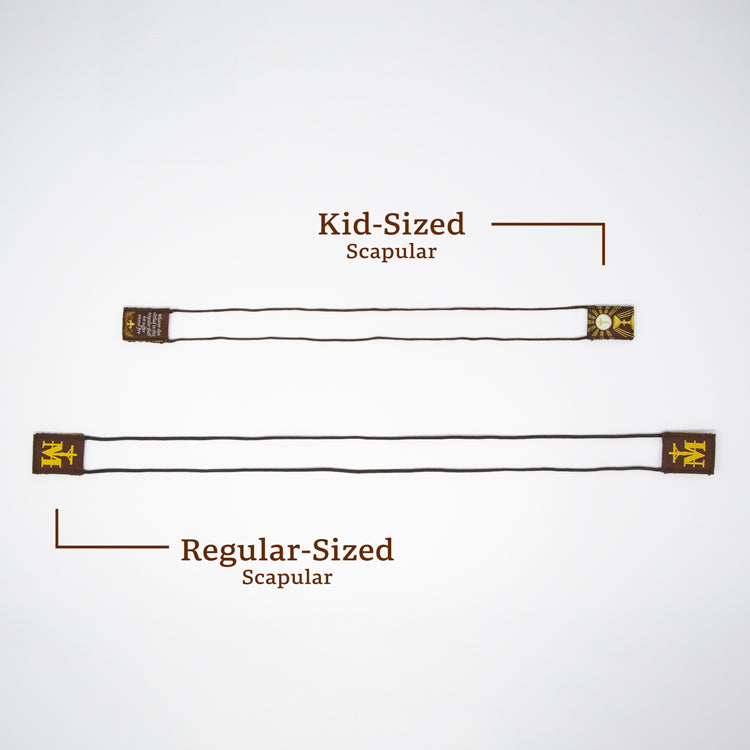 Kid's Eucharist | Premium Brown Scapular