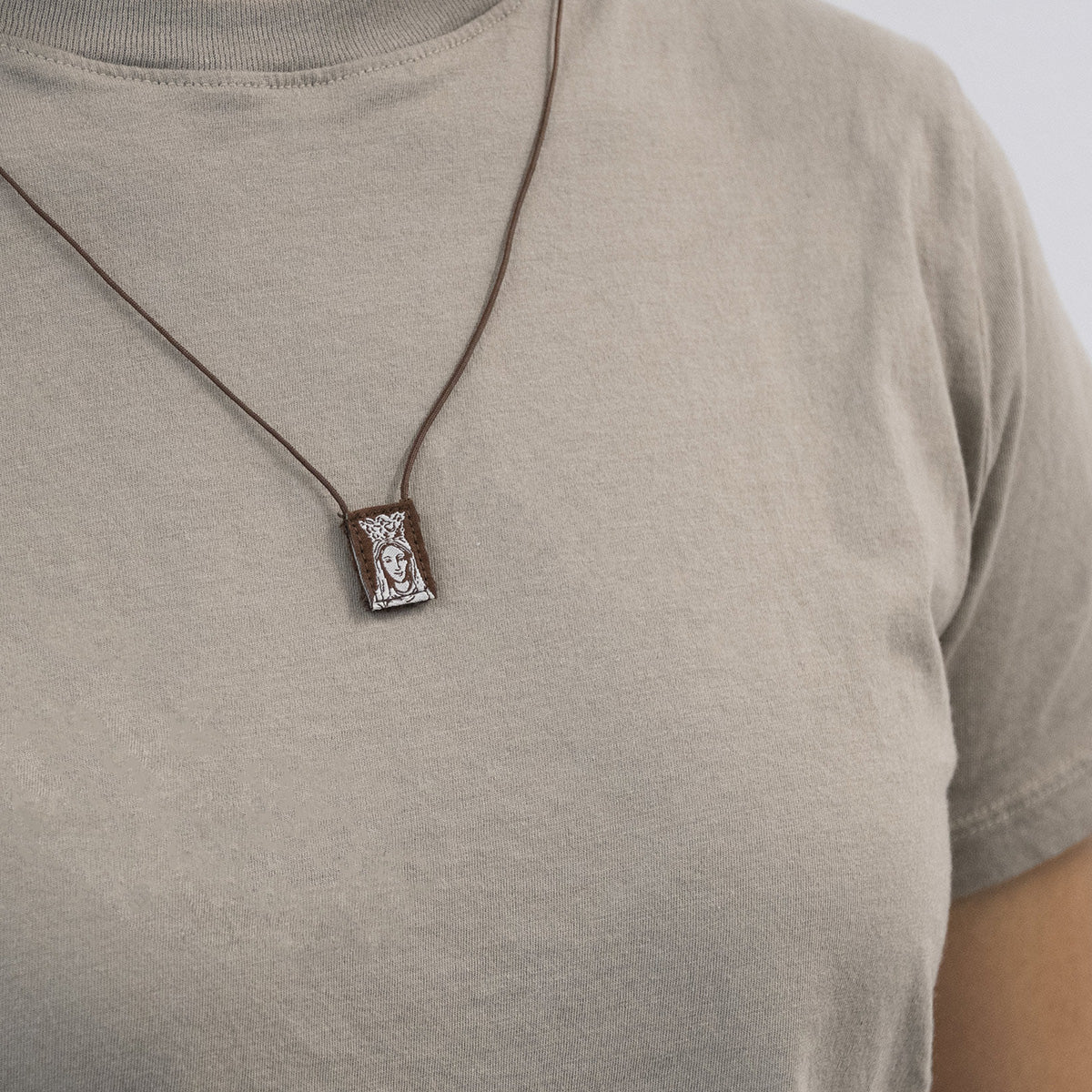 OLMC Mini | Our lady of Mt. Carmel Premium Brown Scapular