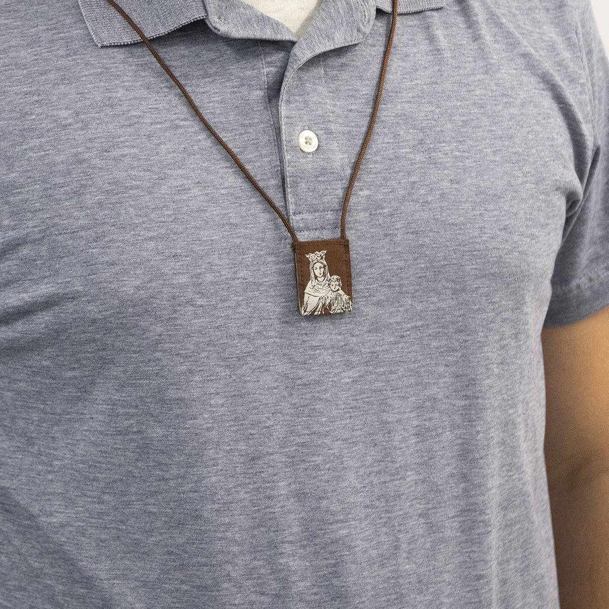 OLMC Crown of Stars | Our Lady of Mt. Carmel Premium Brown Scapular