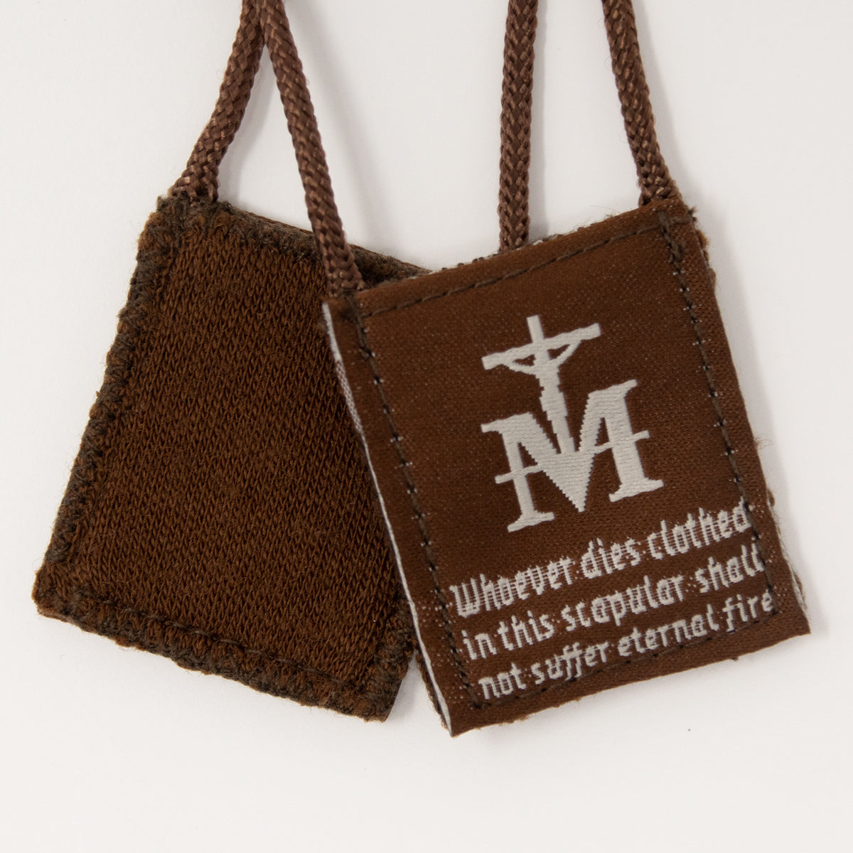 OLMC Promise | Our Lady of Mt. Carmel Premium Brown Scapular