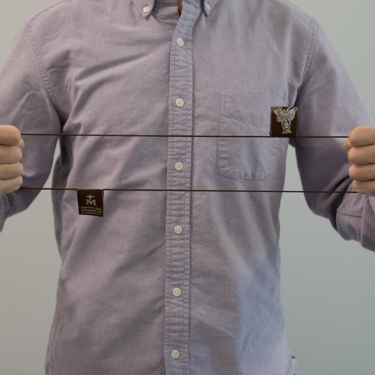 OLMC Promise | Our Lady of Mt. Carmel Premium Brown Scapular