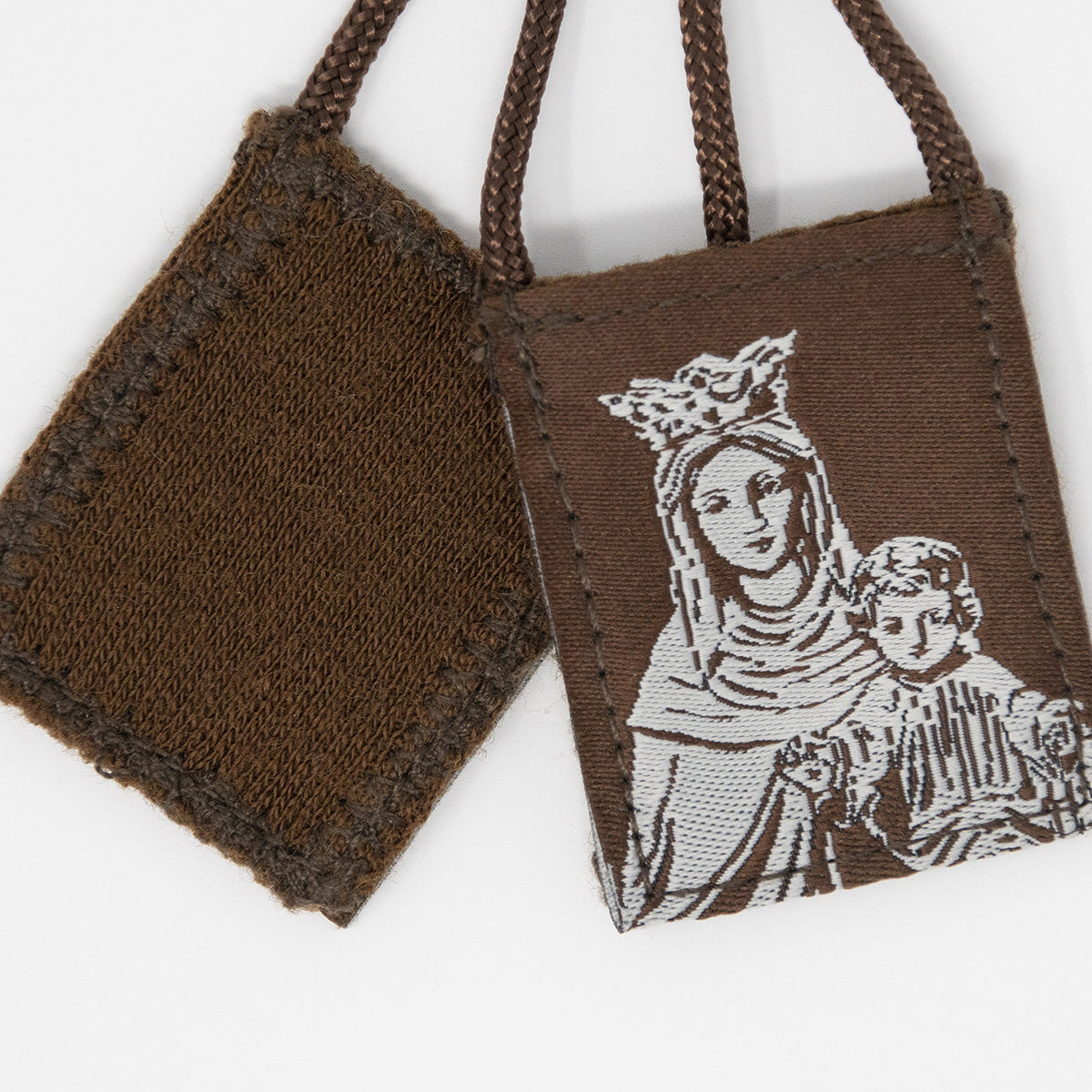 OLMC Crown of Stars | Our Lady of Mt. Carmel Premium Brown Scapular