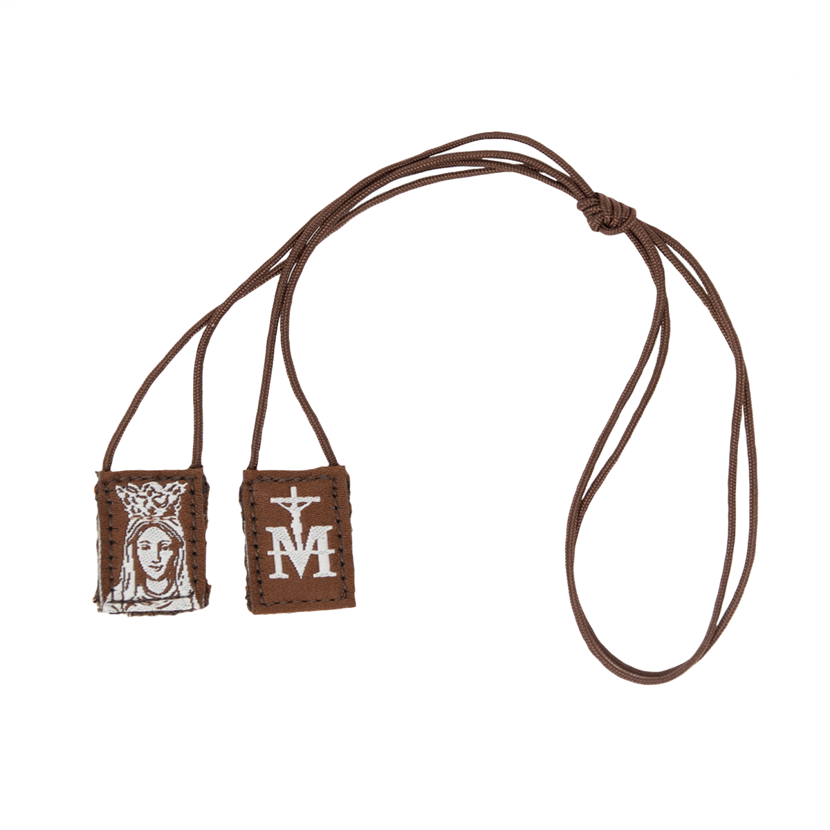 OLMC Mini | Our lady of Mt. Carmel Premium Brown Scapular
