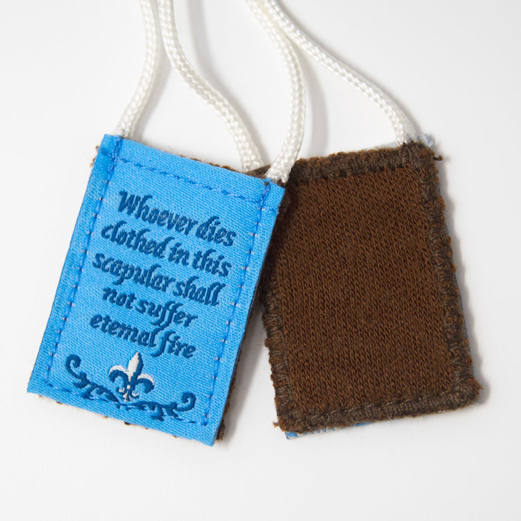 Kid's OLMC | Our Lady of Mt. Carmel Premium Brown Scapular