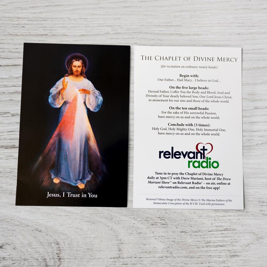 Divine Mercy Prayer Card Sets