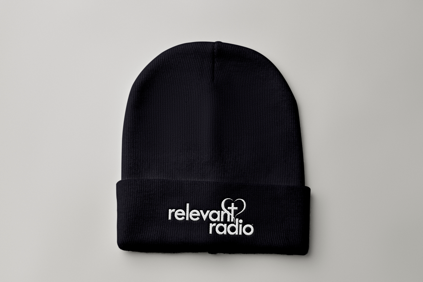 Black Beanie Cap, 100 % Cotton