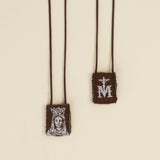 OLMC Mini | Our lady of Mt. Carmel Premium Brown Scapular