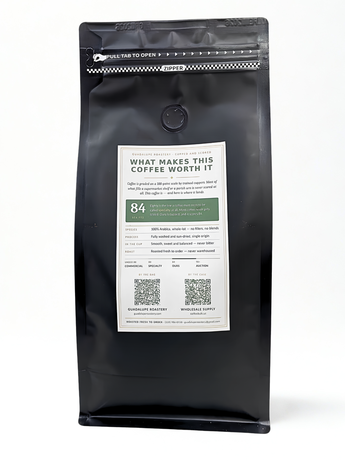 Guadalupe Roastery – 1 KG (2.2 LB) Coffee Bag
