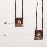 OLMC Promise | Our Lady of Mt. Carmel Premium Brown Scapular