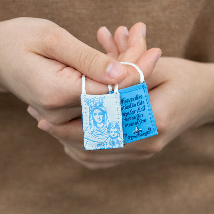 Kid's OLMC | Our Lady of Mt. Carmel Premium Brown Scapular