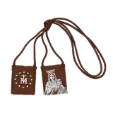 OLMC Crown of Stars | Our Lady of Mt. Carmel Premium Brown Scapular